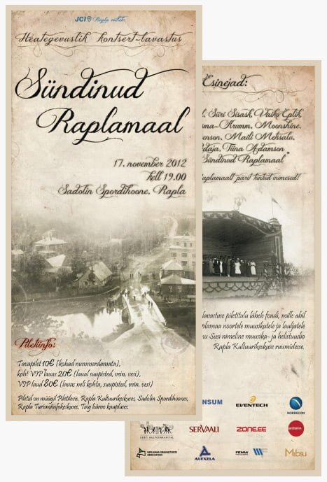 Sündinud Raplamaal flaier